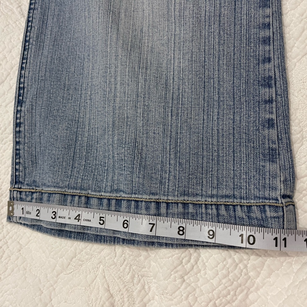 Vintage “Fire Jeans” 👖 size - 13 WIDE LEG Capri - Picture 8 of 11